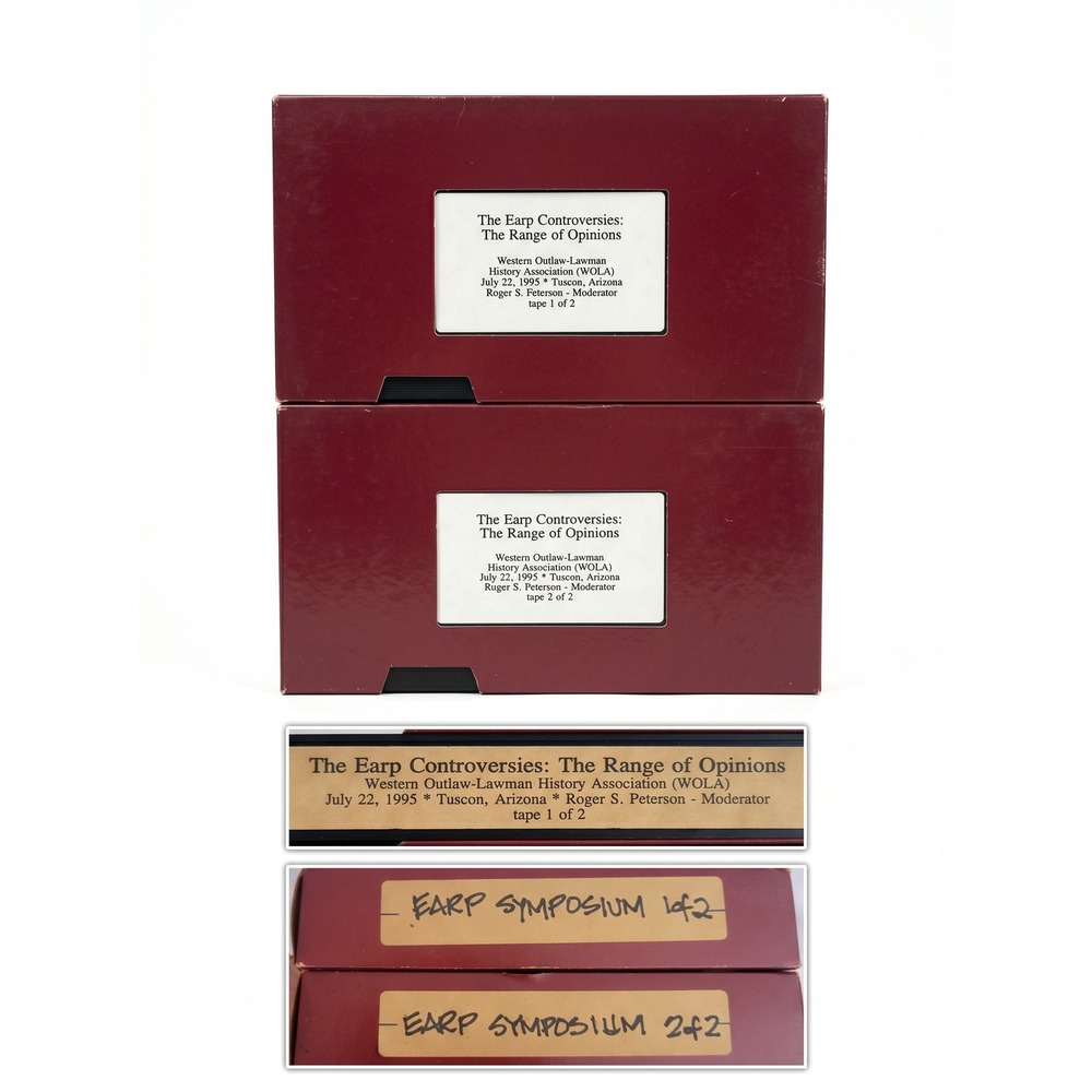 The Earp‎ Controversies Range of Opinions WOLA VHS 1995 Wyatt Earp History Tape